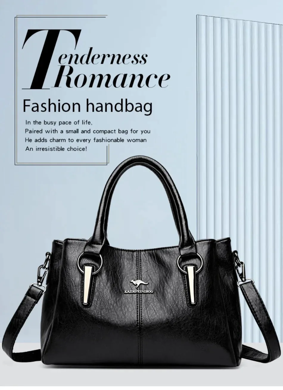 High-quality Soft Leather Luxury Handbags Women Bags Designer High-capacity Ladies Crossbody Hand Bags for Women 2024 Sac A Main