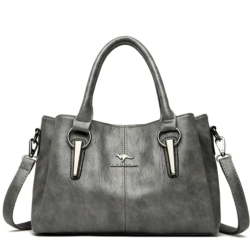 High-quality Soft Leather Luxury Handbags Women Bags Designer High-capacity Ladies Crossbody Hand Bags for Women 2024 Sac A Main