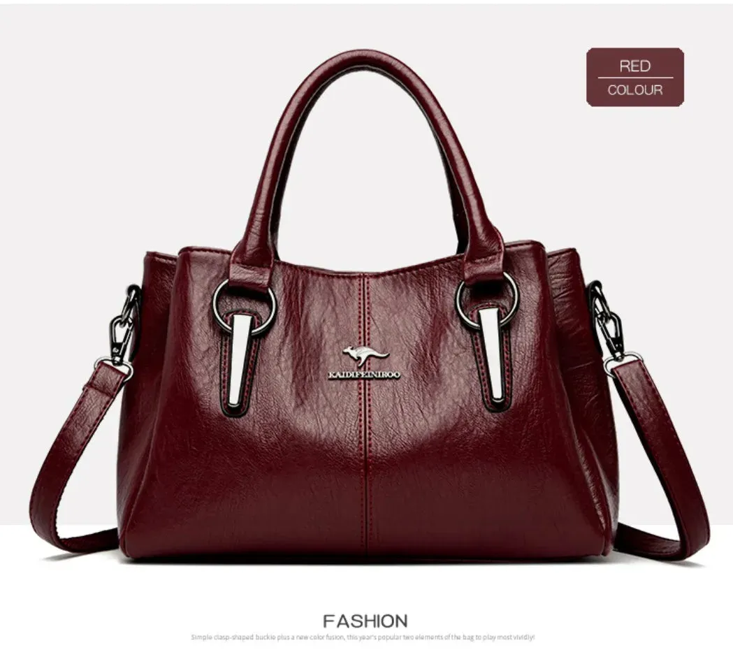 High-quality Soft Leather Luxury Handbags Women Bags Designer High-capacity Ladies Crossbody Hand Bags for Women 2024 Sac A Main