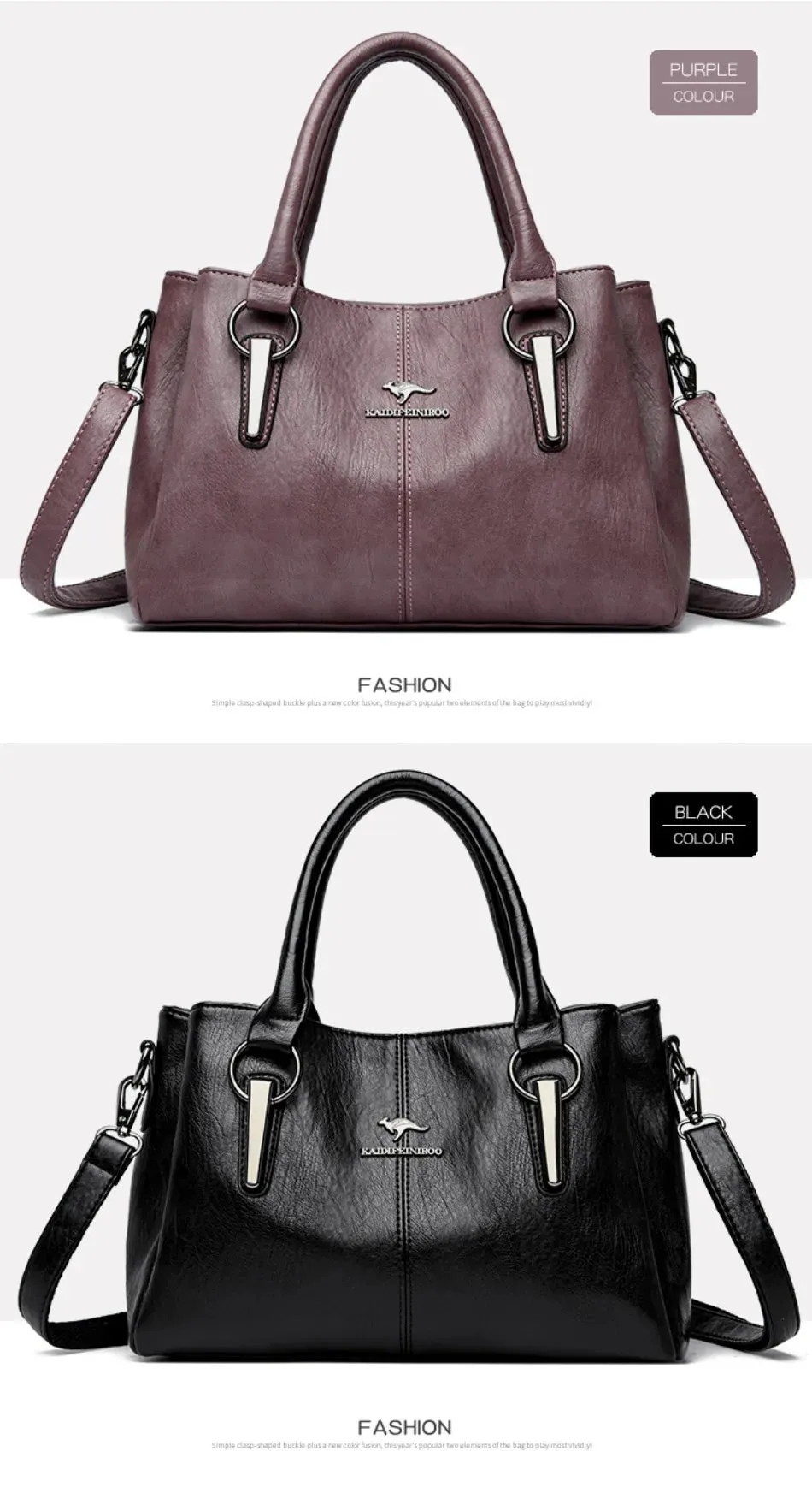 High-quality Soft Leather Luxury Handbags Women Bags Designer High-capacity Ladies Crossbody Hand Bags for Women 2024 Sac A Main