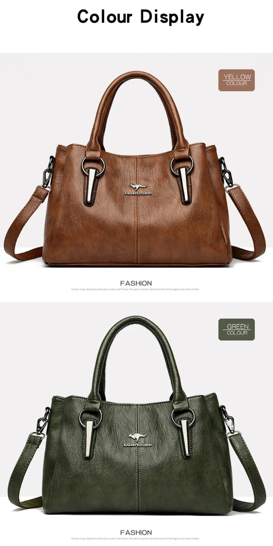High-quality Soft Leather Luxury Handbags Women Bags Designer High-capacity Ladies Crossbody Hand Bags for Women 2024 Sac A Main