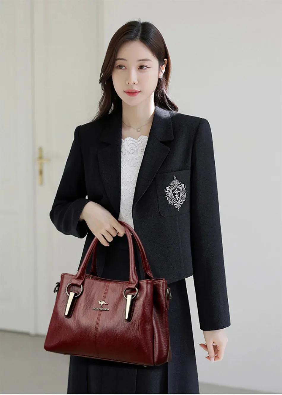 High-quality Soft Leather Luxury Handbags Women Bags Designer High-capacity Ladies Crossbody Hand Bags for Women 2024 Sac A Main