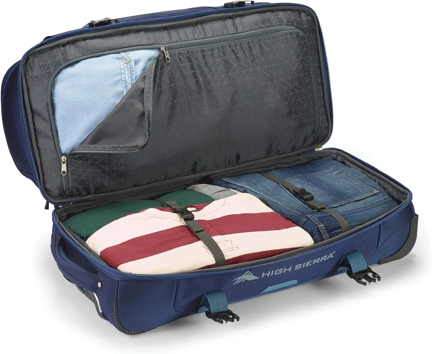 High Sierra Travel Bag, Navy/Graphite Blue, 22”