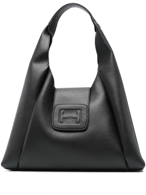 Hogan Pre H Bag Hobo Medium Leather Shoulder Bag