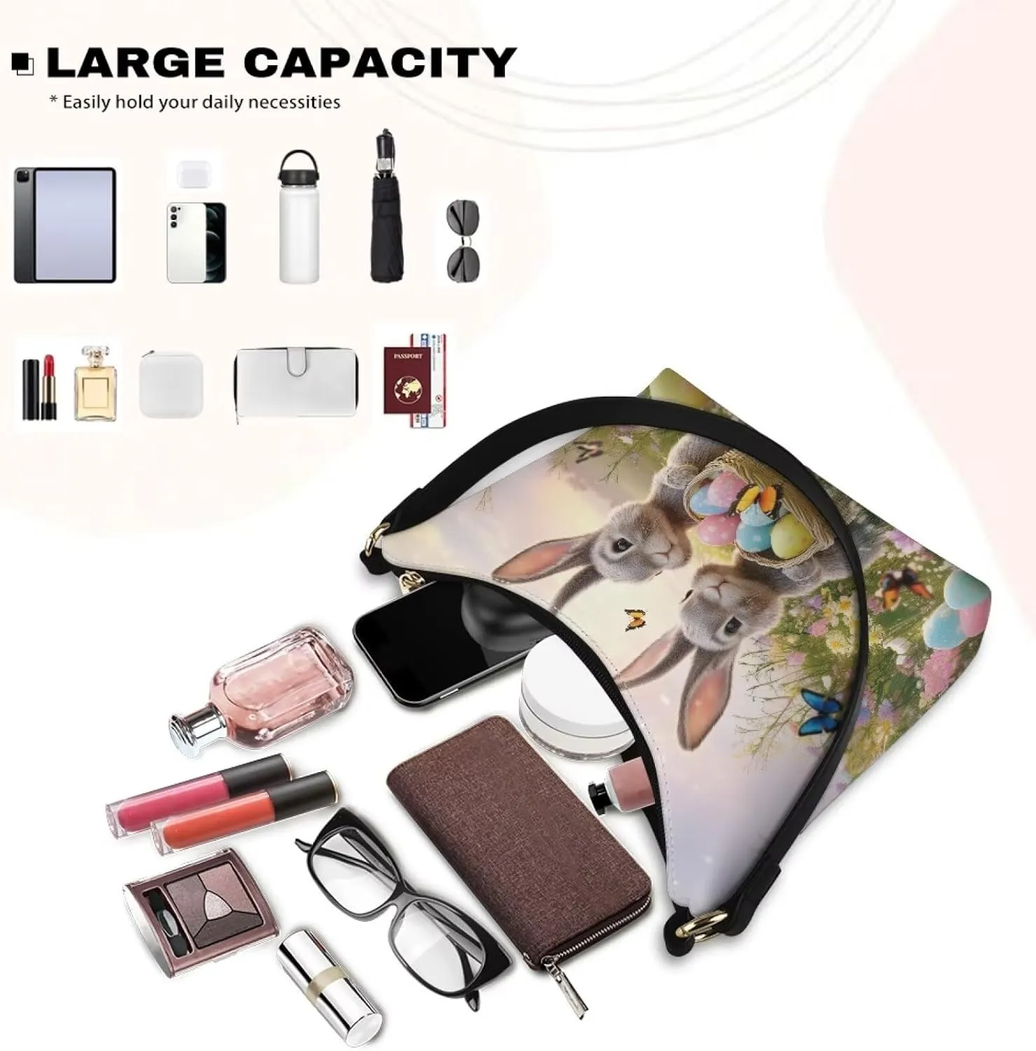 HUGS IDEA Shoulder Bags for Women Small Hobo Tote Handbag Mini Clutch Purse with Zipper Closure