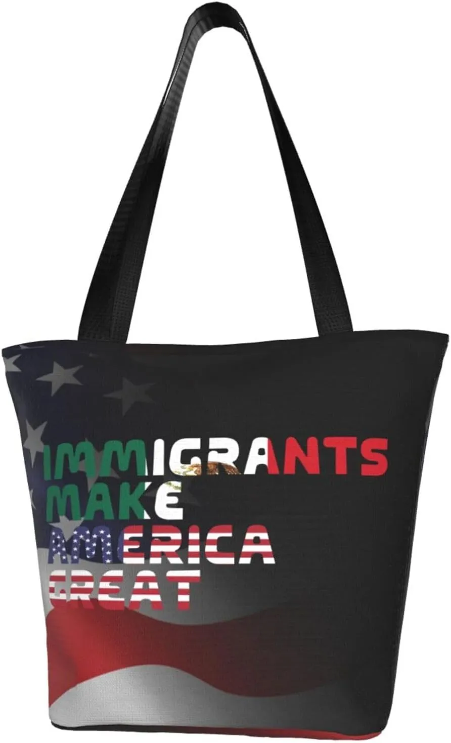 Immigrants Make America Great Fashion Shoulder Bag Large Capacity For Man Or Woman