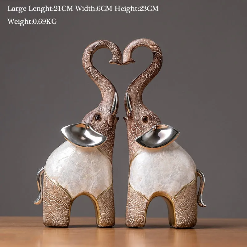india style decorative elephant statue office desktop Decorative statues Home Decoration elephant figurine decor retro figures