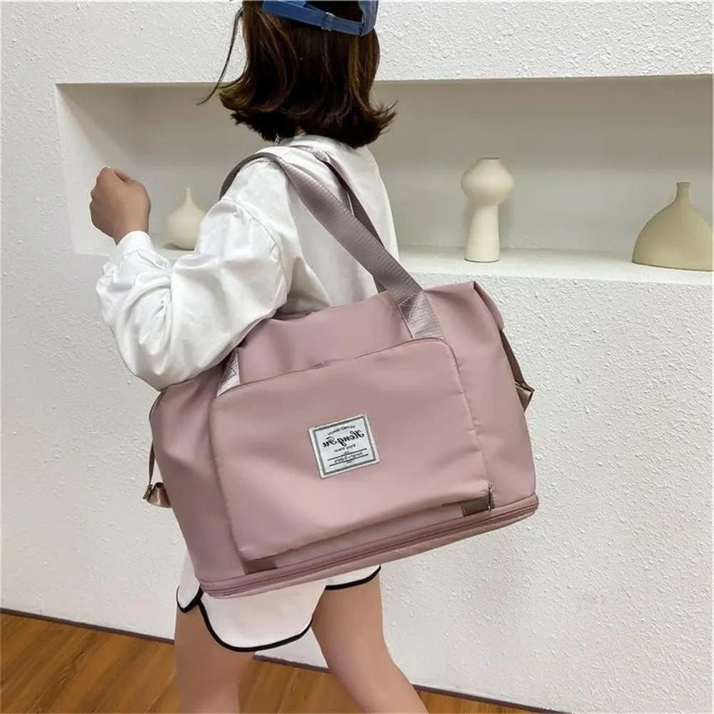 JSEIAJB Duffle Bag Gym Yoga Storage Shoulder Bag Capacity Folding Bags Waterproof Luggage Tote Handbag