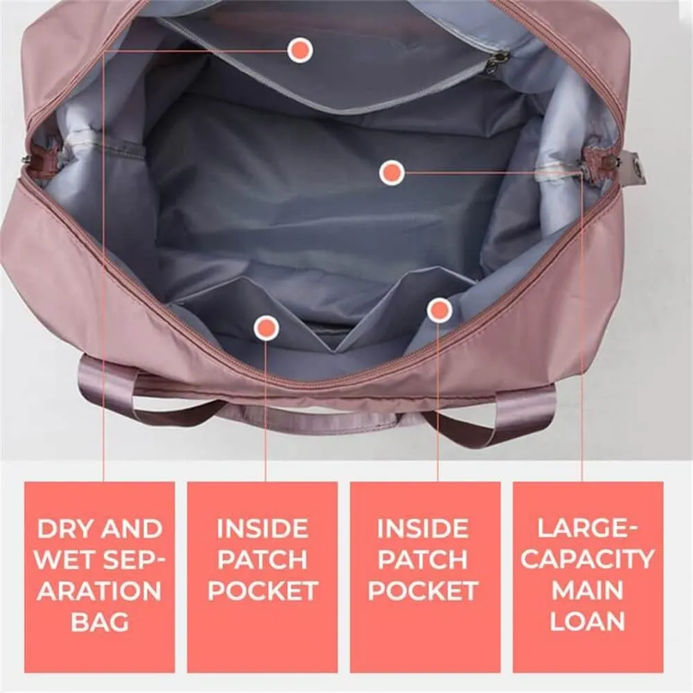 JSEIAJB Duffle Bag Gym Yoga Storage Shoulder Bag Capacity Folding Bags Waterproof Luggage Tote Handbag