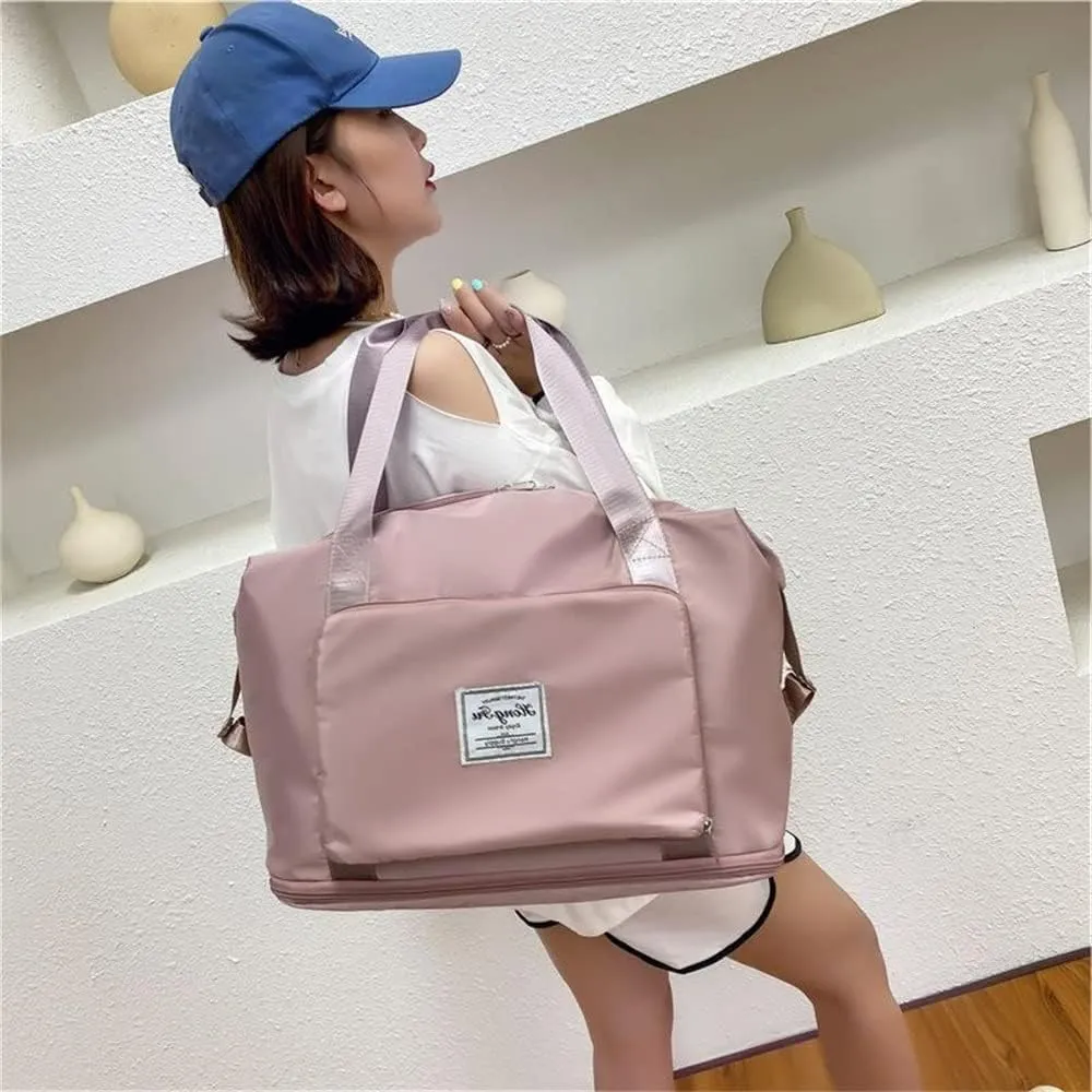 JSEIAJB Duffle Bag Gym Yoga Storage Shoulder Bag Capacity Folding Bags Waterproof Luggage Tote Handbag