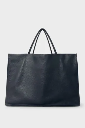Jumbo Suite Tote Bag in Grain Navy