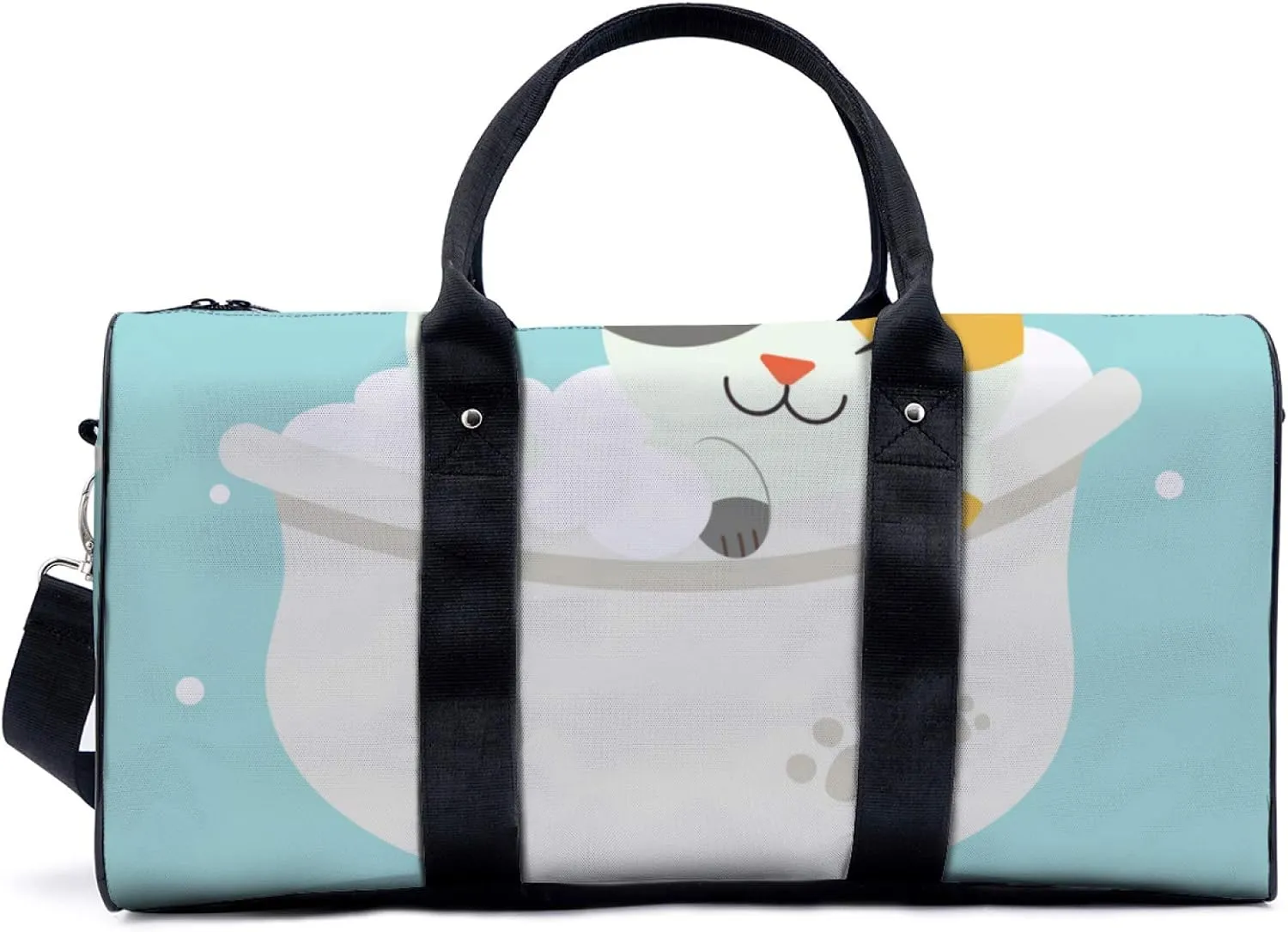 Jupiter Pattern Duffel Bag Travel Yoga Camping Gym Shoulder Bags Sports Handbag Lightweight canvas Tote Bag Holdall for Men Women