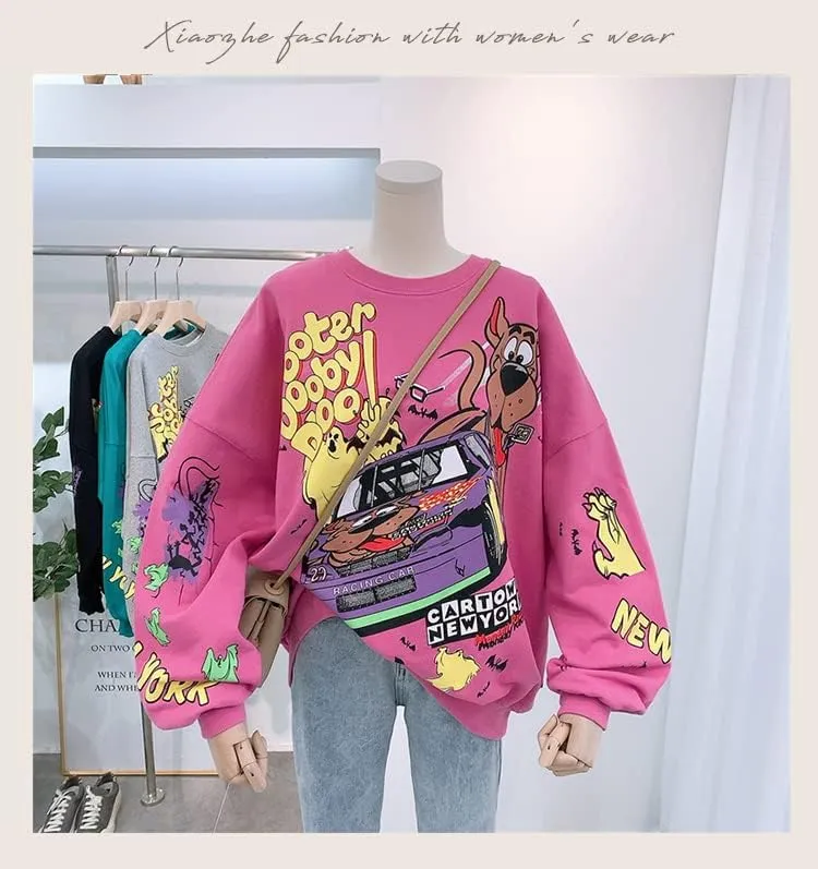 Kawaii Sweatshirt Harajuku Ladies Pullover Women's Anime Hoodiem Y2K Garbage Clothes, Kawaii Gothic Clothing