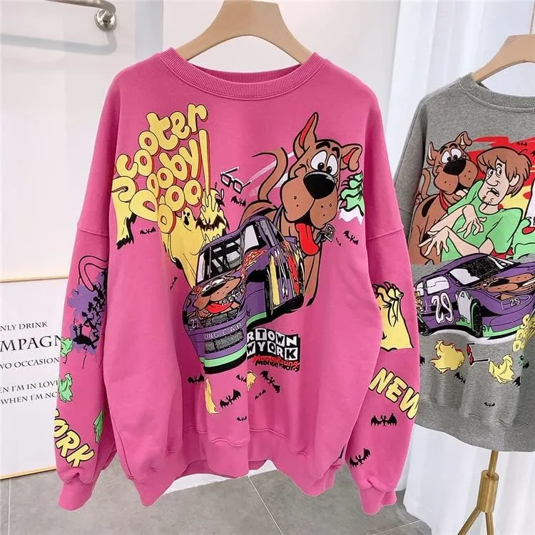 Kawaii Sweatshirt Harajuku Ladies Pullover Women's Anime Hoodiem Y2K Garbage Clothes, Kawaii Gothic Clothing