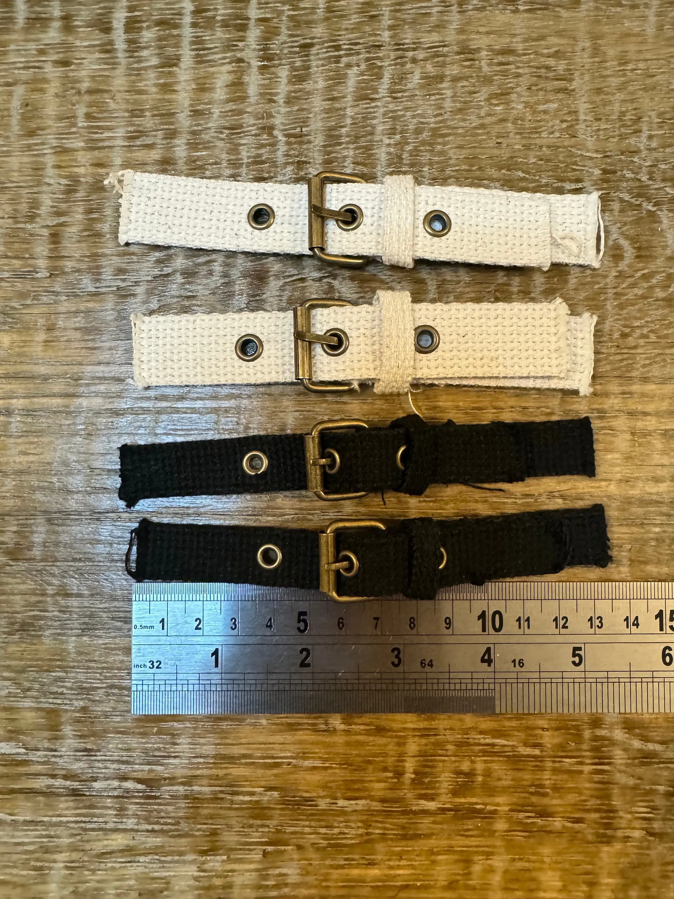 Kilt Strap, Antique Brass Buckle, Black, Ivory High Quality, Crafts, Clothing, Bags, 13cm, 16cm