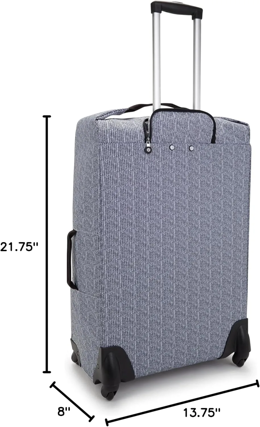 Kipling Women’s Darcey Small 22-Inch Softside Carry-On Rolling Luggage, Nylon, 360 Degree Spinning Wheels