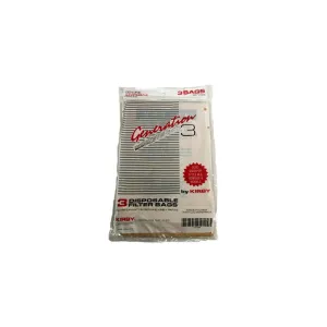 Kirby Generation 3 Vacuum Bags 197289 (15 bags: 5 packs of 3)