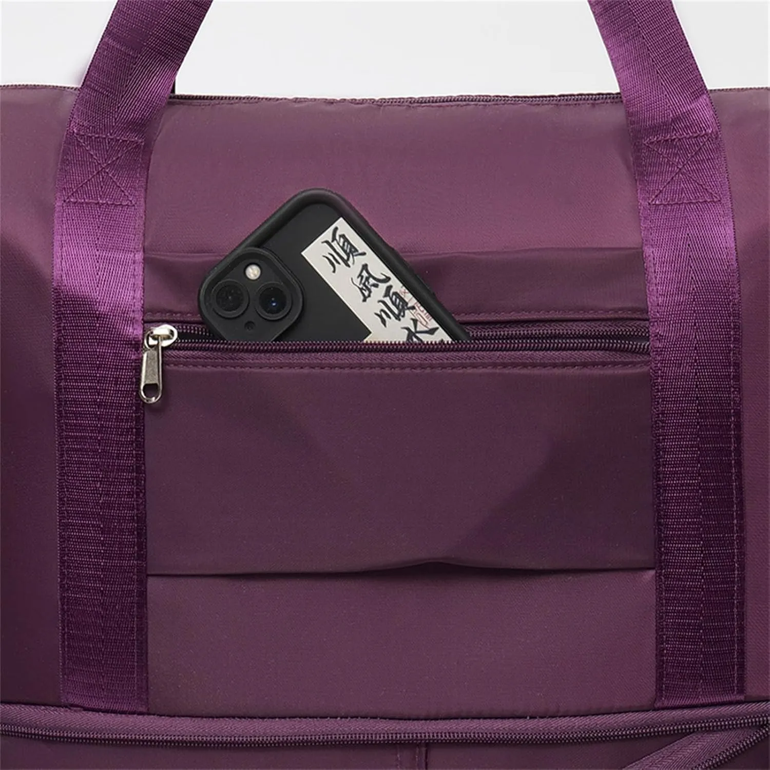 Kulken Travel Bag with Wheels, 2025 New Large Capacity Travel Bag - Universal Wheel Removable (non-wheeled, Grey)