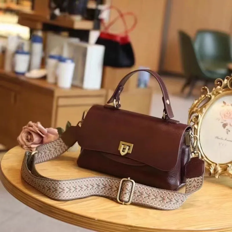 Ladies' handbag retro temperament OL commuting women's bag broadband fashion multi bag single shoulder crossbody bag trend