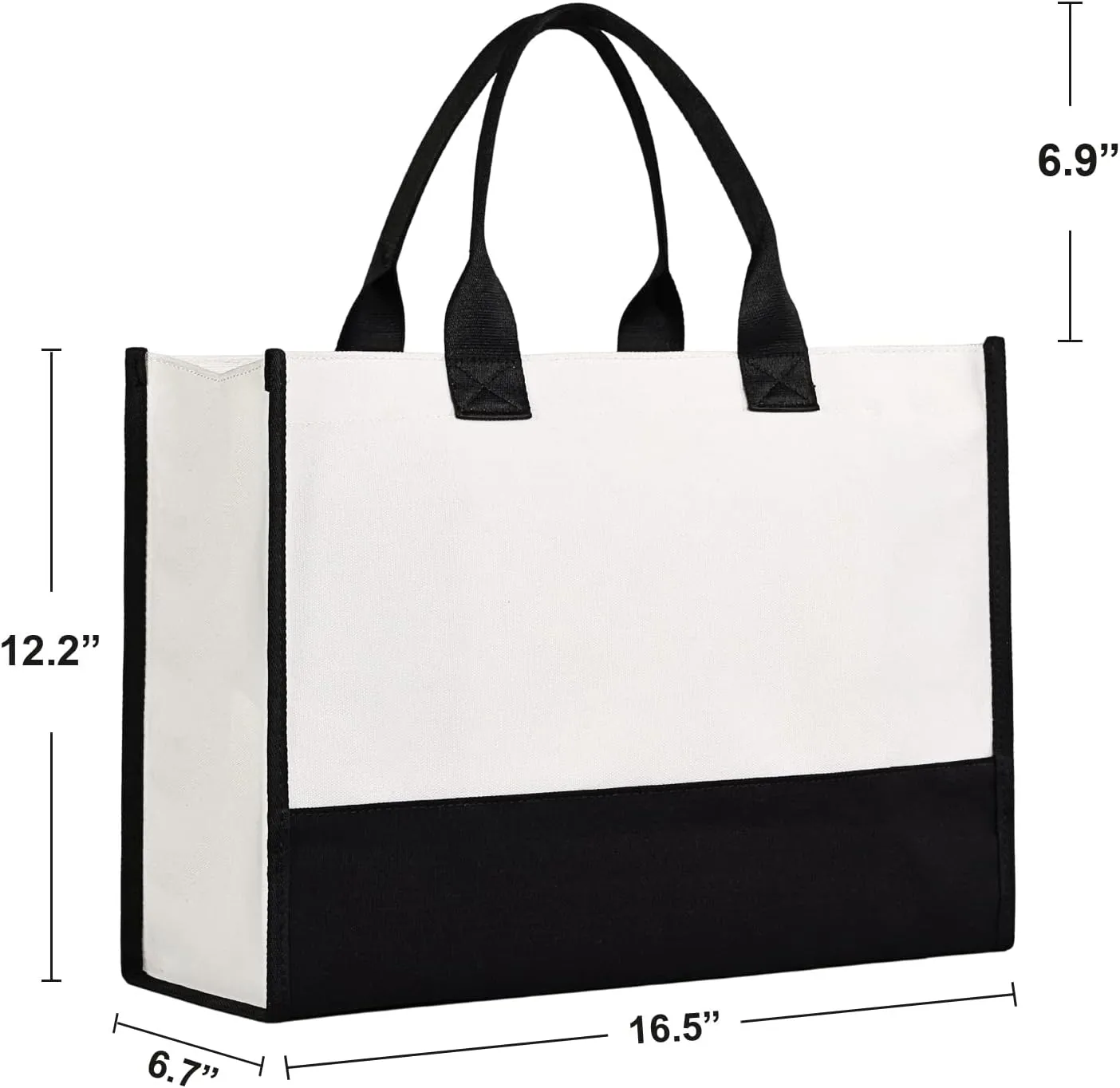 Lamyba Matron Tote Bag, Honor Gifts From Bride, Proposal Gifts - Black and White