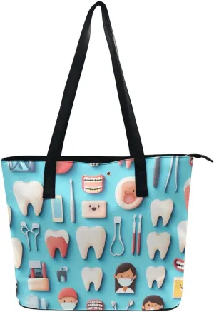 Large Capacity Shopping Bag, Women and Men Durable Casual Travel Tote Bag, Handbag with Long Handle