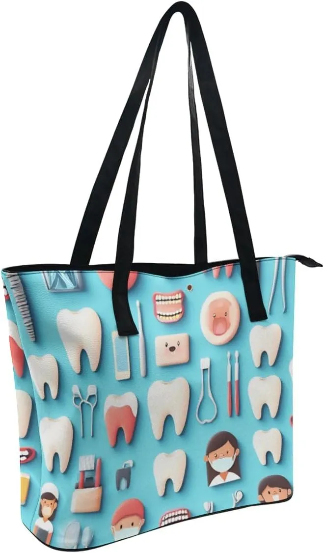 Large Capacity Shopping Bag, Women and Men Durable Casual Travel Tote Bag, Handbag with Long Handle