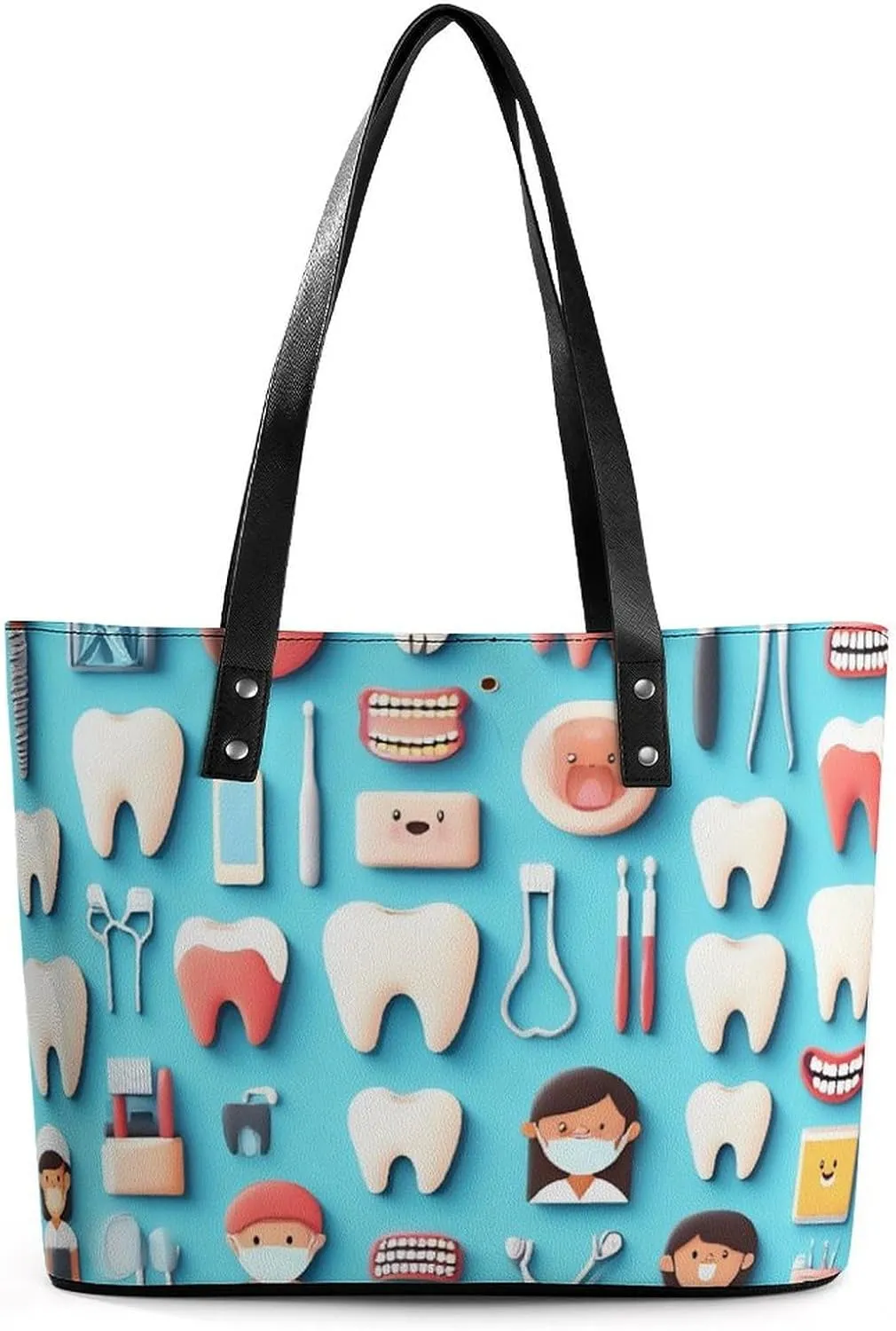 Large Capacity Shopping Bag, Women and Men Durable Casual Travel Tote Bag, Handbag with Long Handle
