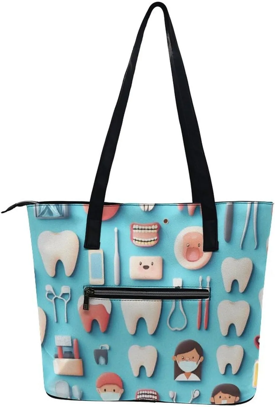 Large Capacity Shopping Bag, Women and Men Durable Casual Travel Tote Bag, Handbag with Long Handle
