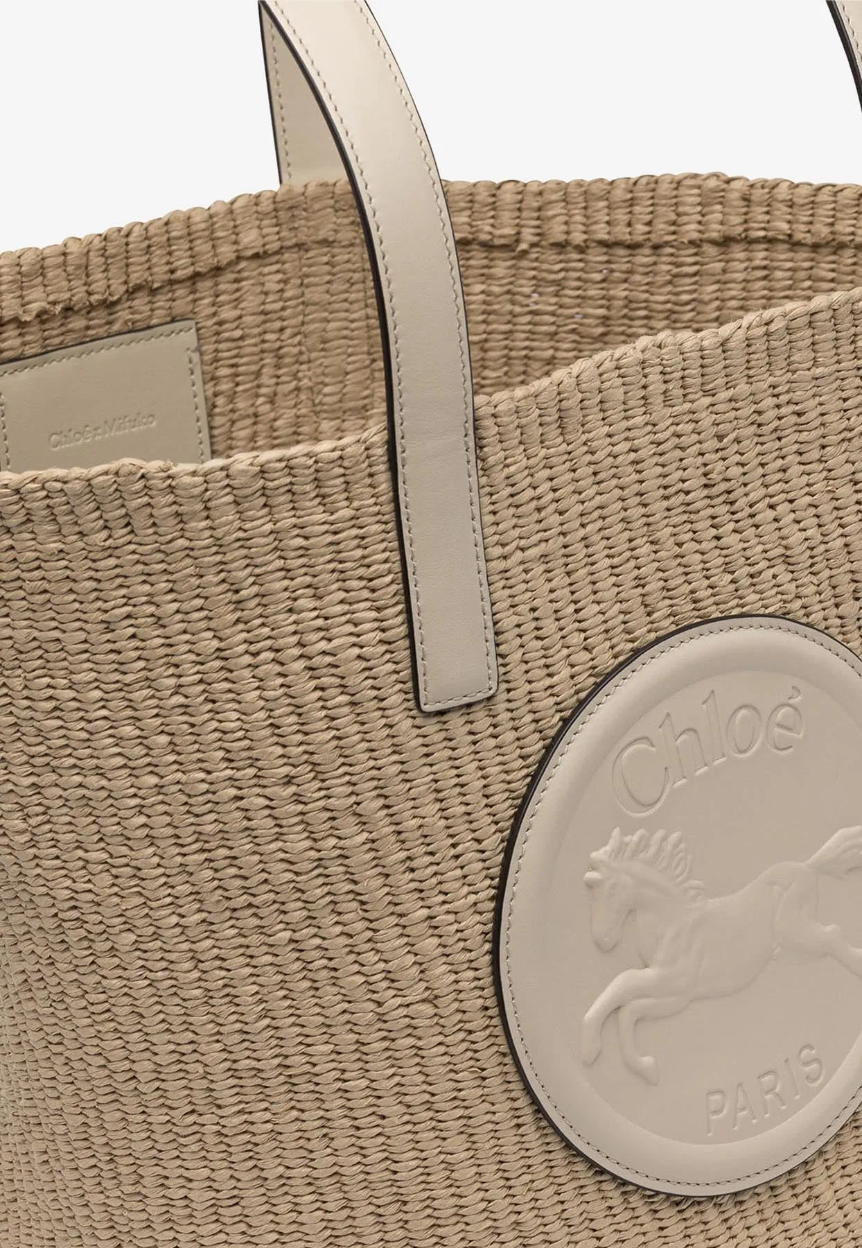 Large Horse Medal Basket Bag
