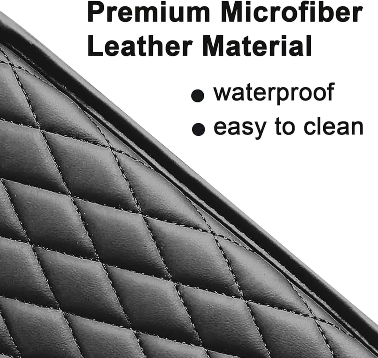 Leather Car Center Console Cover for Audi A3 Hatchback 2014-2018, Universal Car Armrest Cover Protector 2 Storage Bags Waterproof Anti Scratch Interior Accessories, Beige