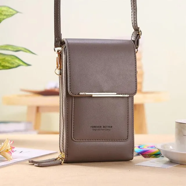 Leather Crossbody Shoulder Bag