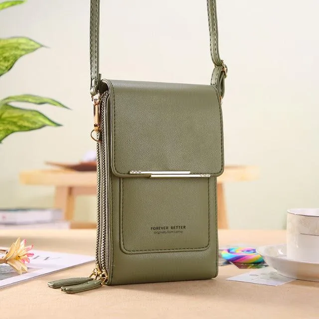 Leather Crossbody Shoulder Bag