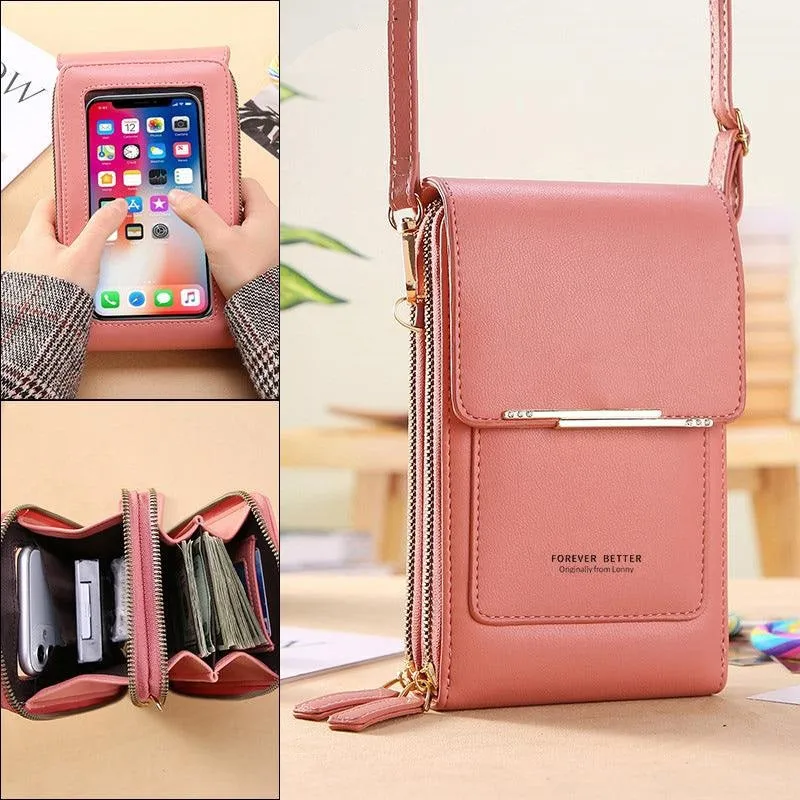 Leather Crossbody Shoulder Bag