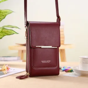 Leather Crossbody Shoulder Bag