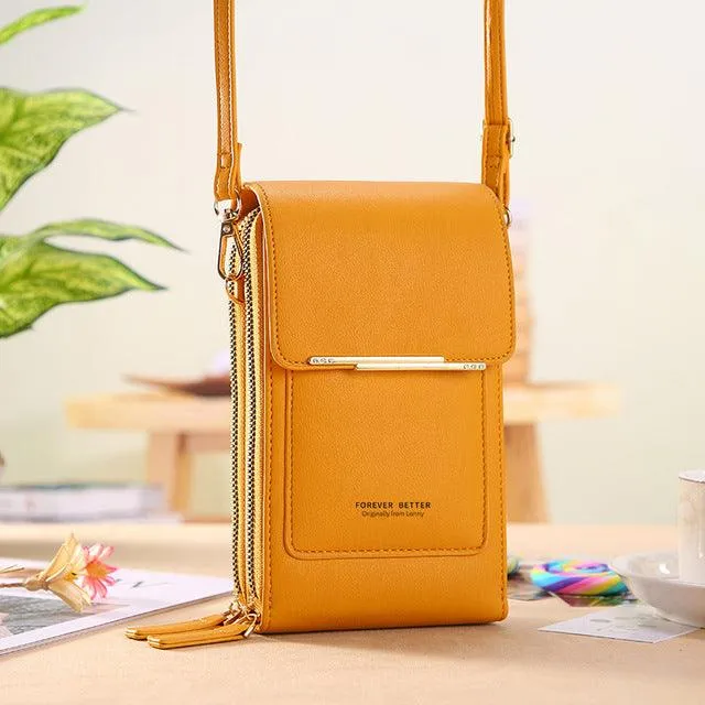 Leather Crossbody Shoulder Bag