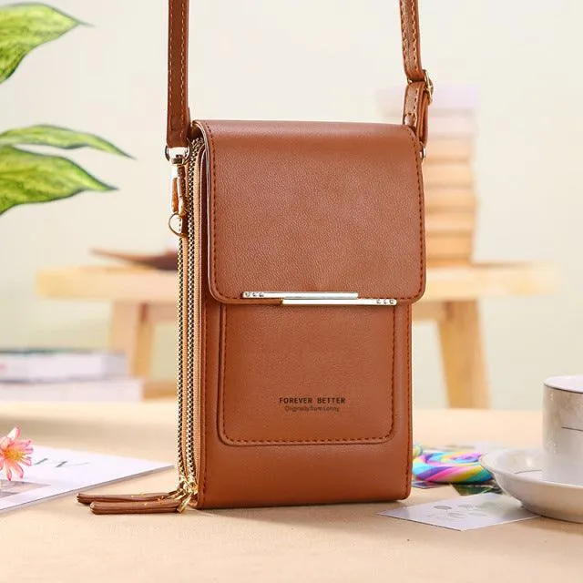 Leather Crossbody Shoulder Bag
