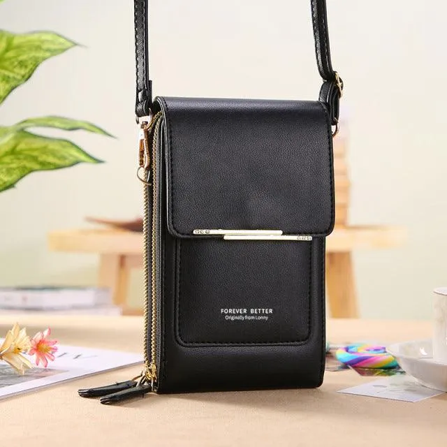 Leather Crossbody Shoulder Bag