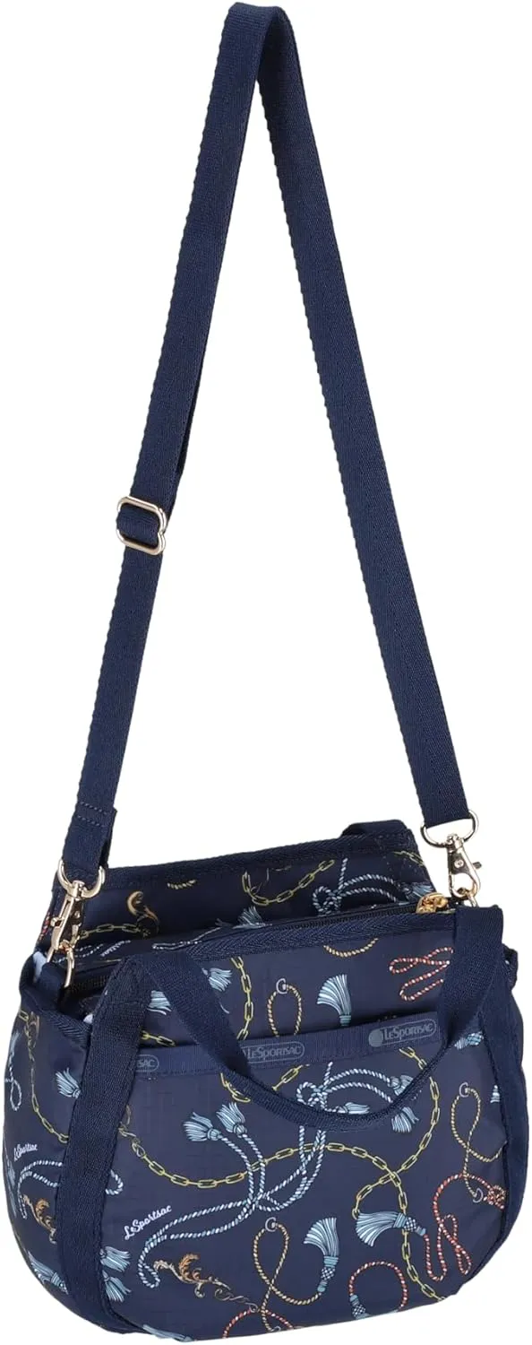 LeSportsac Small Jenni Crossbody Bag (Navy Status Chain)