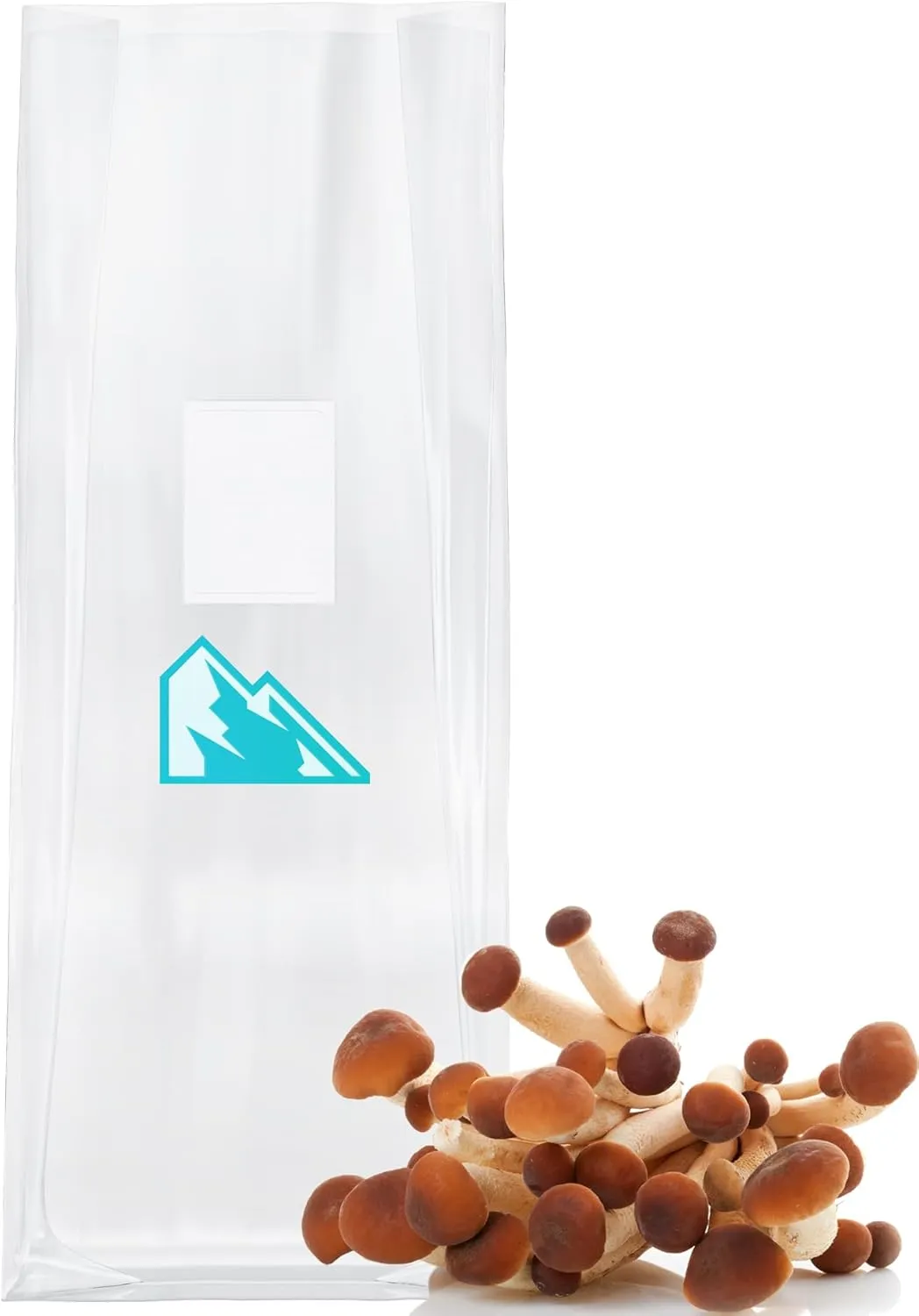 Lightning Bags - 60 Pack Mushroom Grow Bags for Substrate | Dual-Sided 0.5 Micron Filter Patch | Autoclavable, 3 Mil Thick, XLS Large (10" x 5.5" x 26")