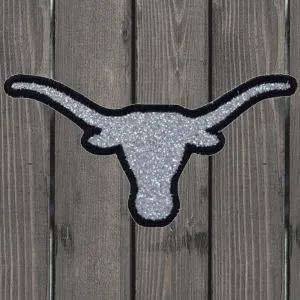Long Horn Embroidered Patch — Iron On
