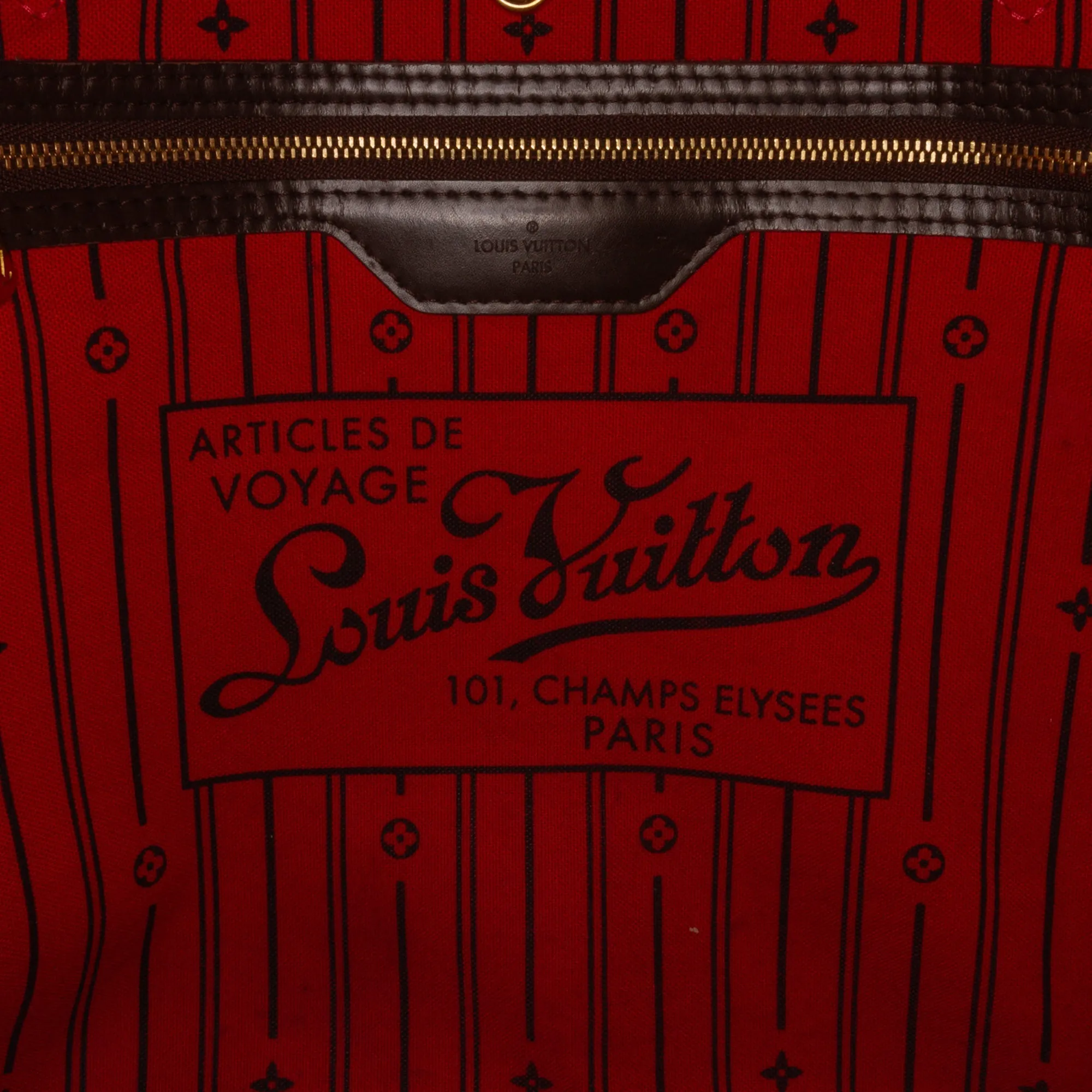 Louis Vuitton Neverfull GM Damier Ebene Canvas