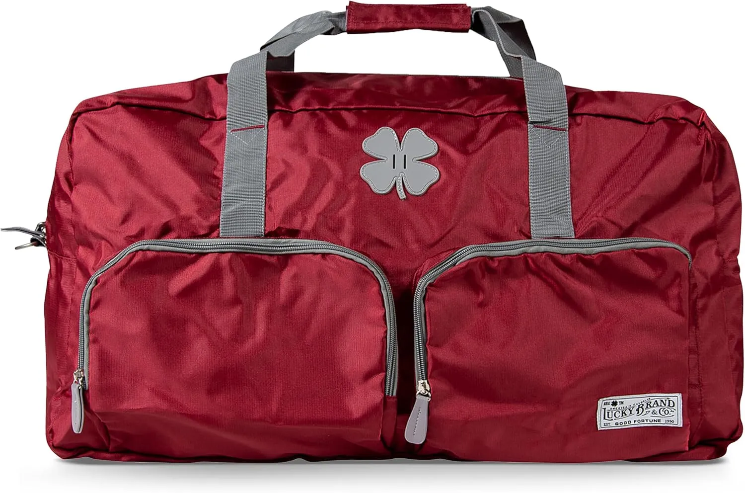 Lucky Travel Duffel Bags 65L, Gym Bag, Travel Bag & Large Duffle Bag for Men, Foldable Overnight Weekender Bags for Women & Men with Adjustable Shoulder Strap, Winery
