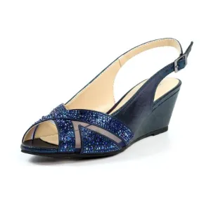 Lunar Emmerline Navy Wedge