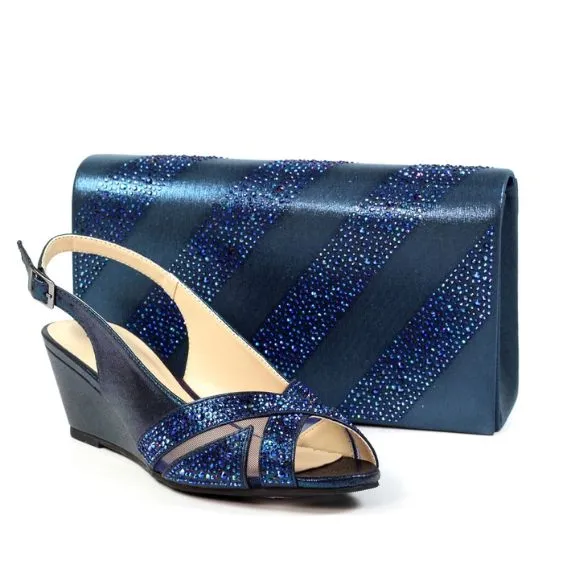 Lunar Emmerline Navy Wedge