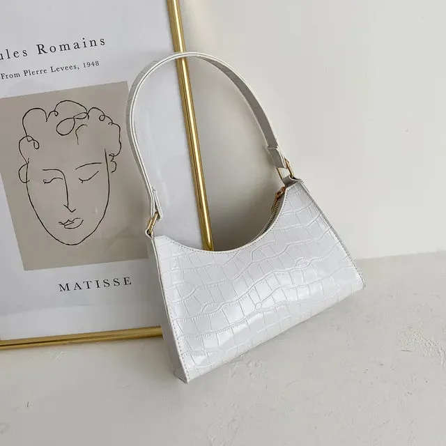 Mallie - Ladies shoulder bag in retro leather