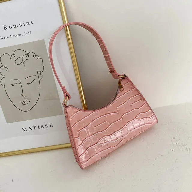 Mallie - Ladies shoulder bag in retro leather