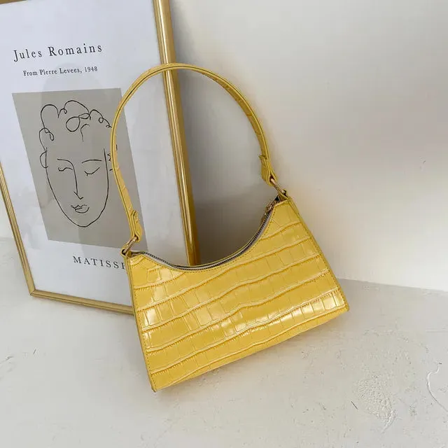 Mallie - Ladies shoulder bag in retro leather