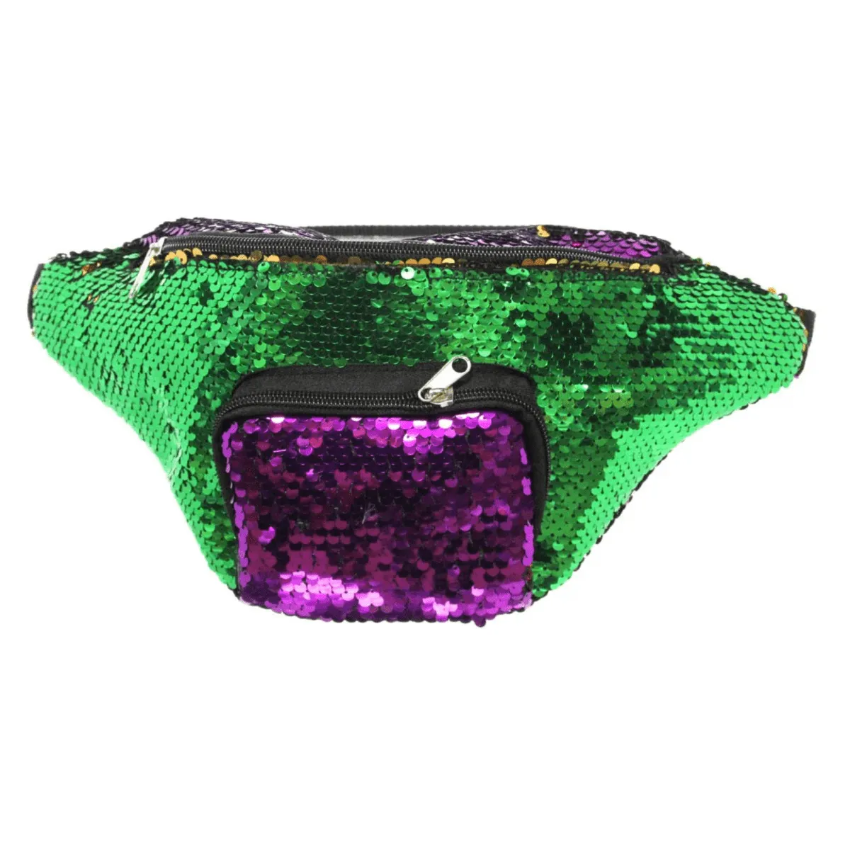 Mardi Gras Sequined Fanny Pack