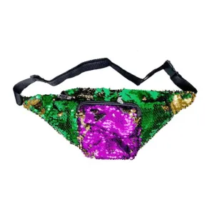 Mardi Gras Sequined Fanny Pack
