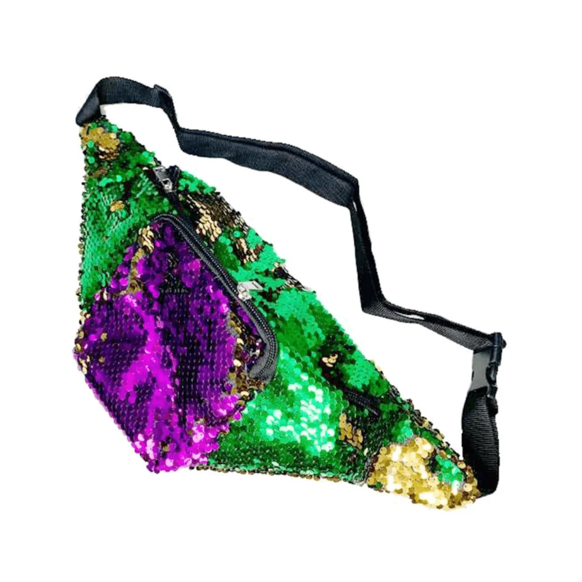 Mardi Gras Sequined Fanny Pack